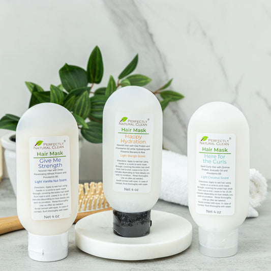 Hair Mask Treatments, 4 oz - Choice of Variety-Perfectly Natural Soap