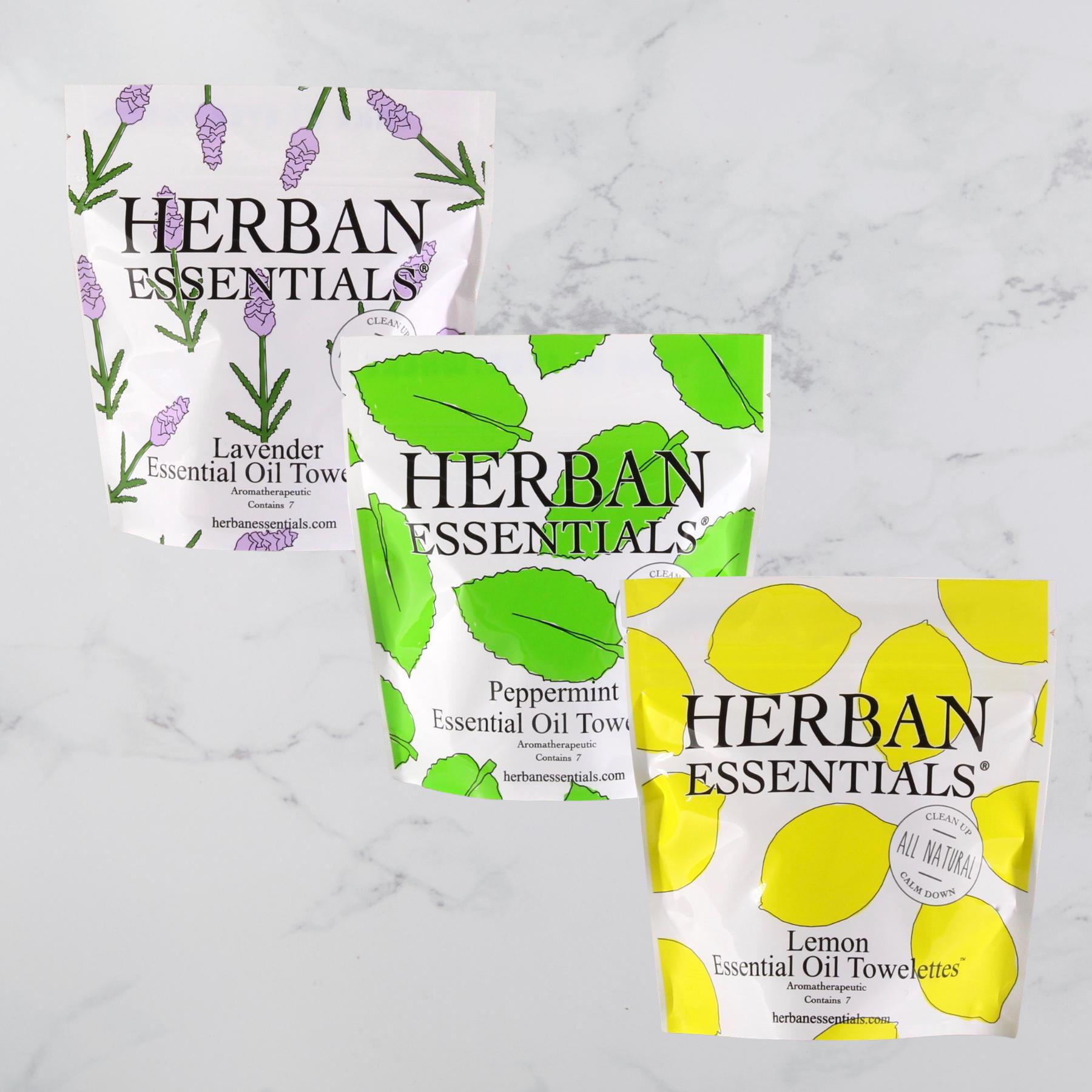 Herban Essentials Towelettes - Choice of Scent-Home & Lifestyle-Perfectly Natural Soap