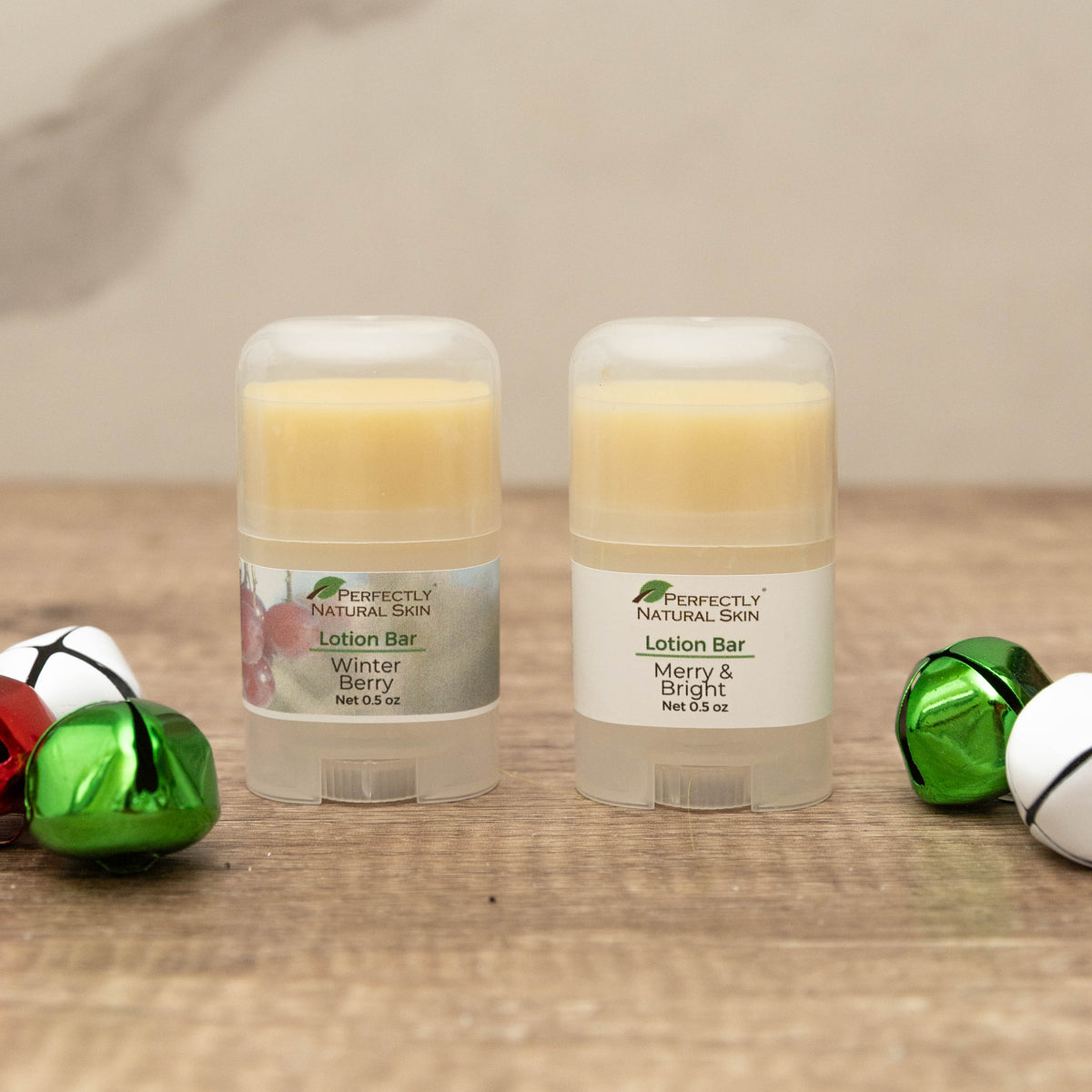Holiday lotion bar 0.5 oz, small concentrated moisturizing solid lotion bar ideal for holiday gifting