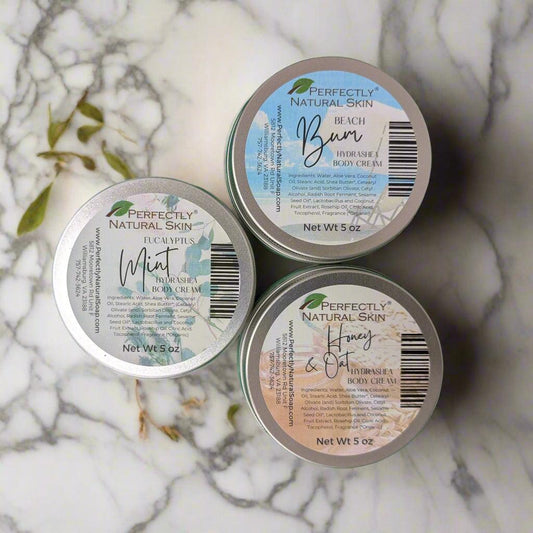 HydraShea Body Cream - Choice of Scent, 5oz-Body Butter-Perfectly Natural Soap