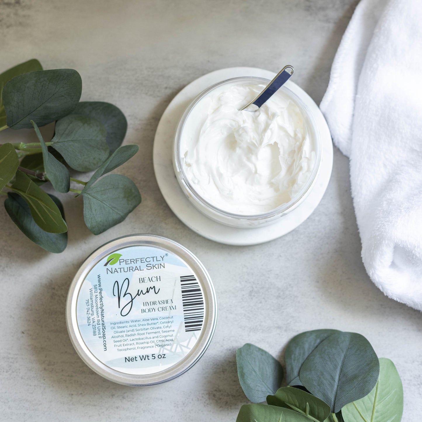 HydraShea Body Cream - Choice of Scent, 5oz-Body Butter-Perfectly Natural Soap