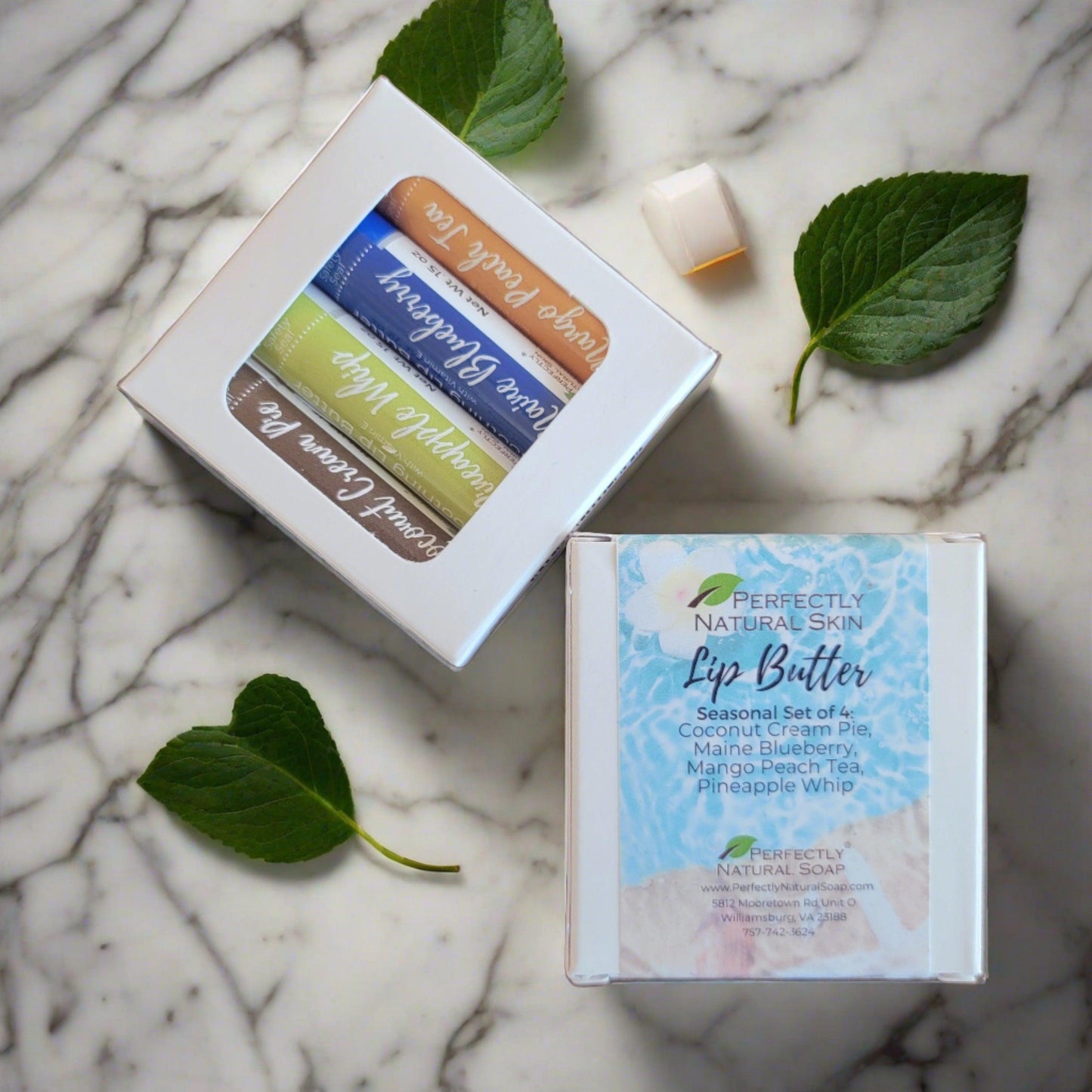 Lip Butter Seasonal Set - Limited Edition-Lip Balm-Perfectly Natural Soap