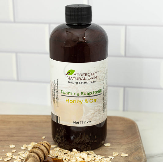 Liquid Foaming Soap Refill Bottles - Choice of Scent, 17 oz-Liquid & Foaming Soap-Perfectly Natural Soap