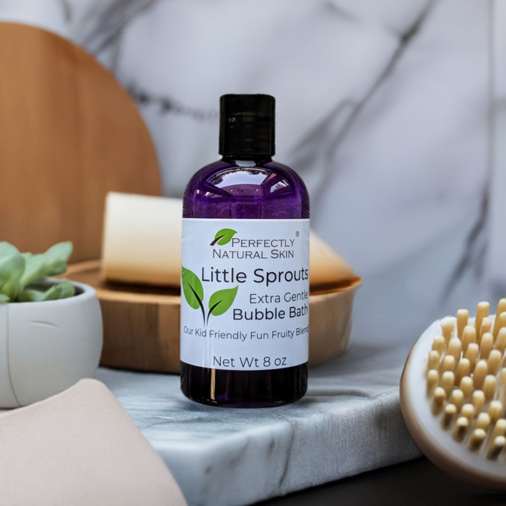 Little Sprouts Bubble Bath, 8 oz-Bath Soaks-Perfectly Natural Soap