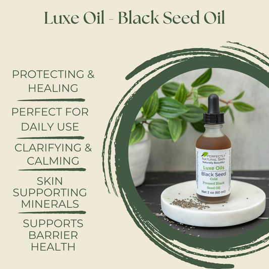 Luxe Oil - Black Seed Oil - 2 oz-Facial Care-Perfectly Natural Soap