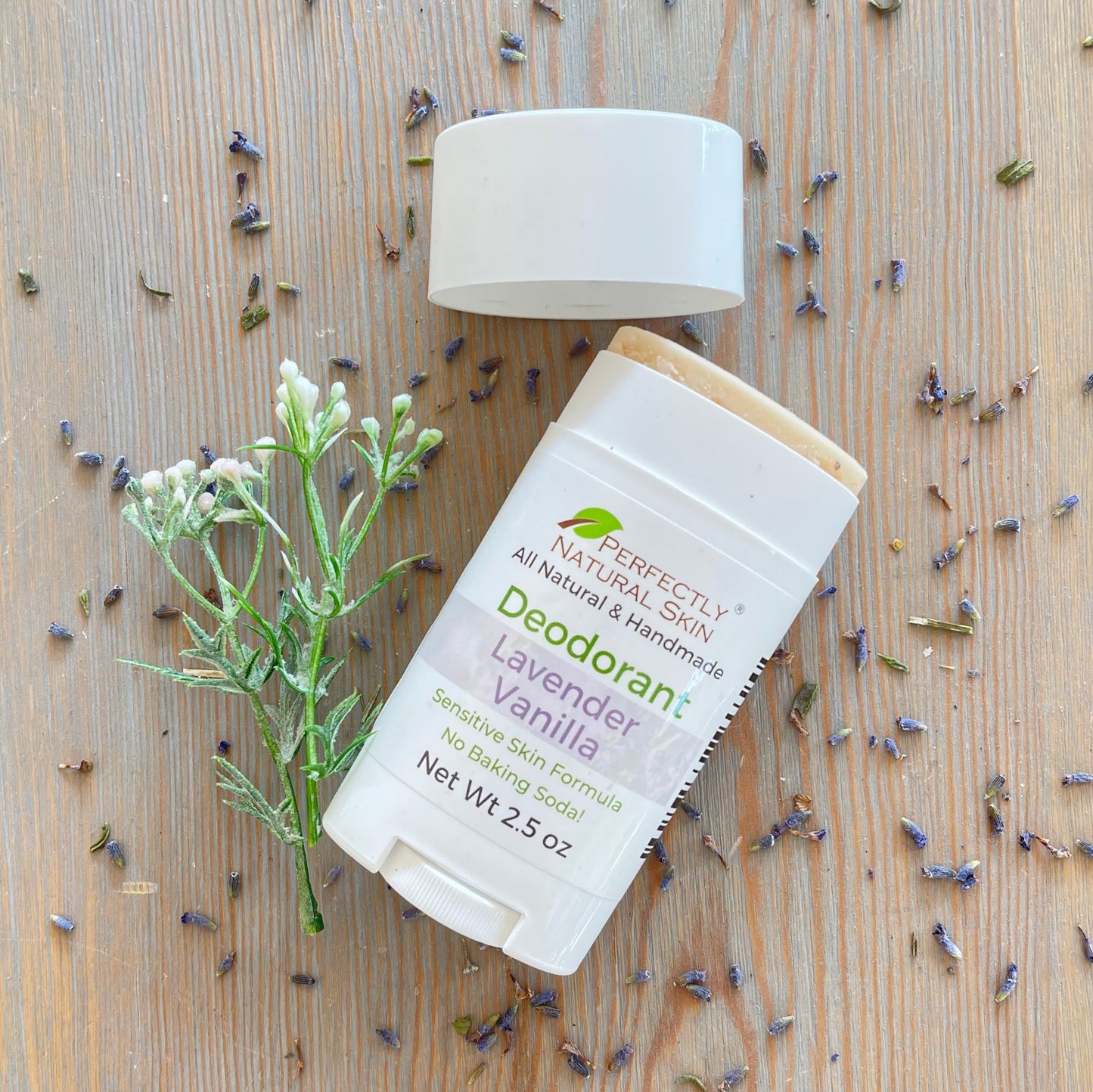 All Natural Deodorant, Sensitive Skin - Choice of Scent-Deodorant-Perfectly Natural Soap