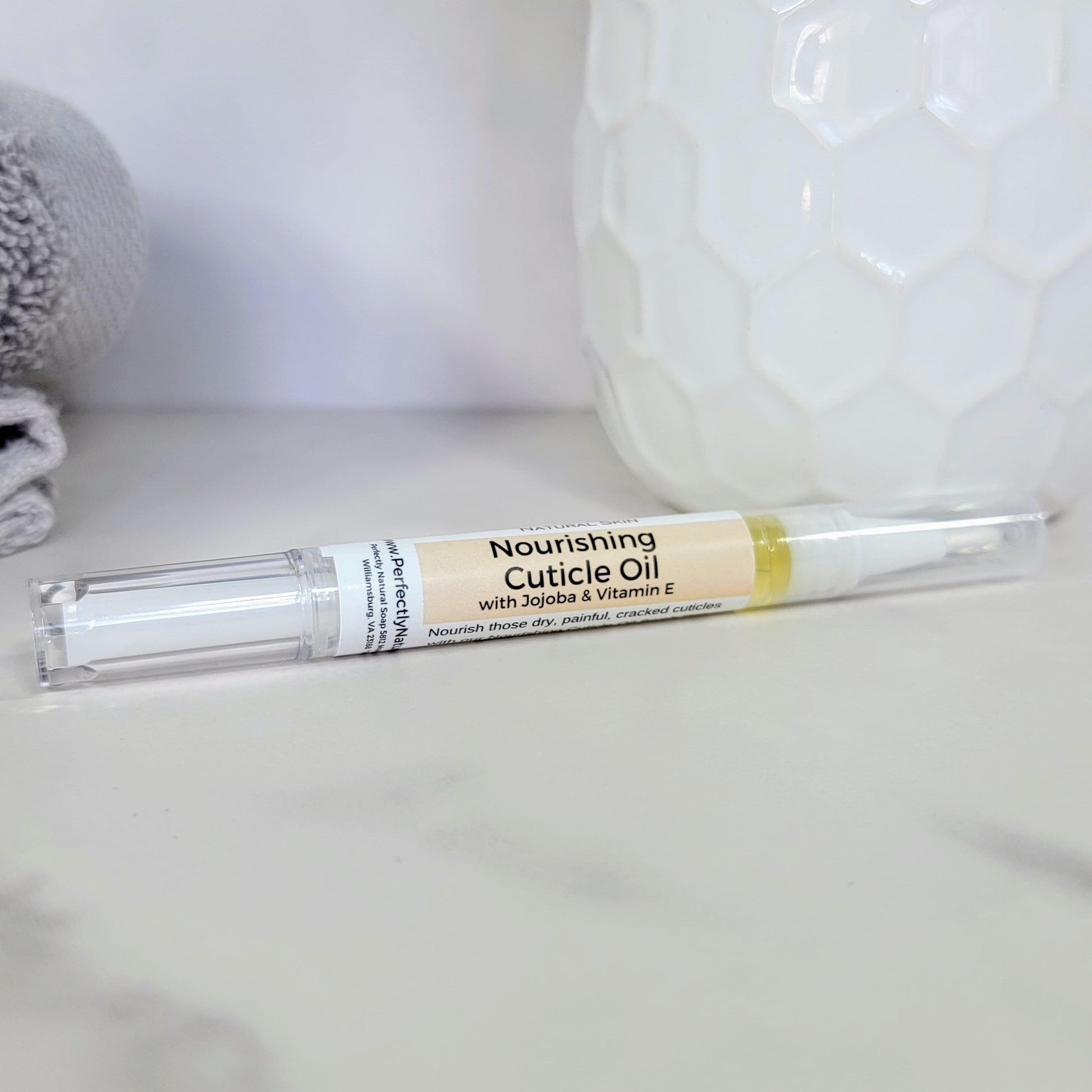 Nourishing Cuticle Oil Brush Pen-Hands & Feet-Perfectly Natural Soap