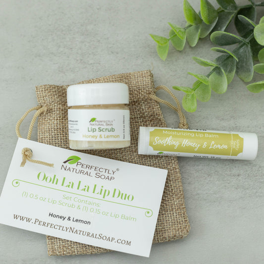 Ooh La La Lip Duo - Choice of Flavor-Gift Sets / Certificates-Perfectly Natural Soap