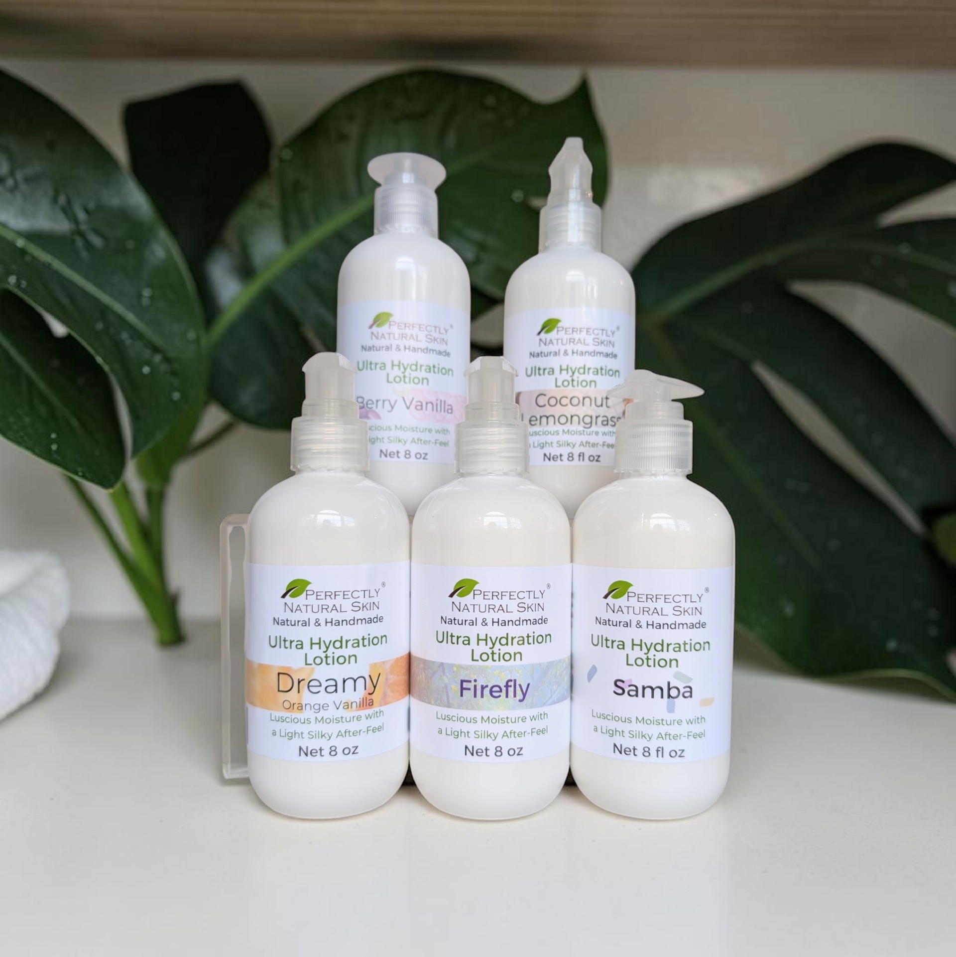 Natural Body Lotion 8oz - Ultra Hydration | 22 Scents | Perfectly