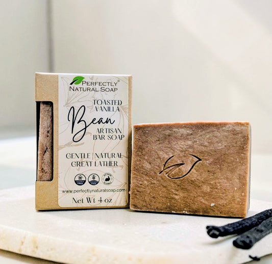 Toasted Vanilla Bean Handmade Natural Soap Bar, 4 oz