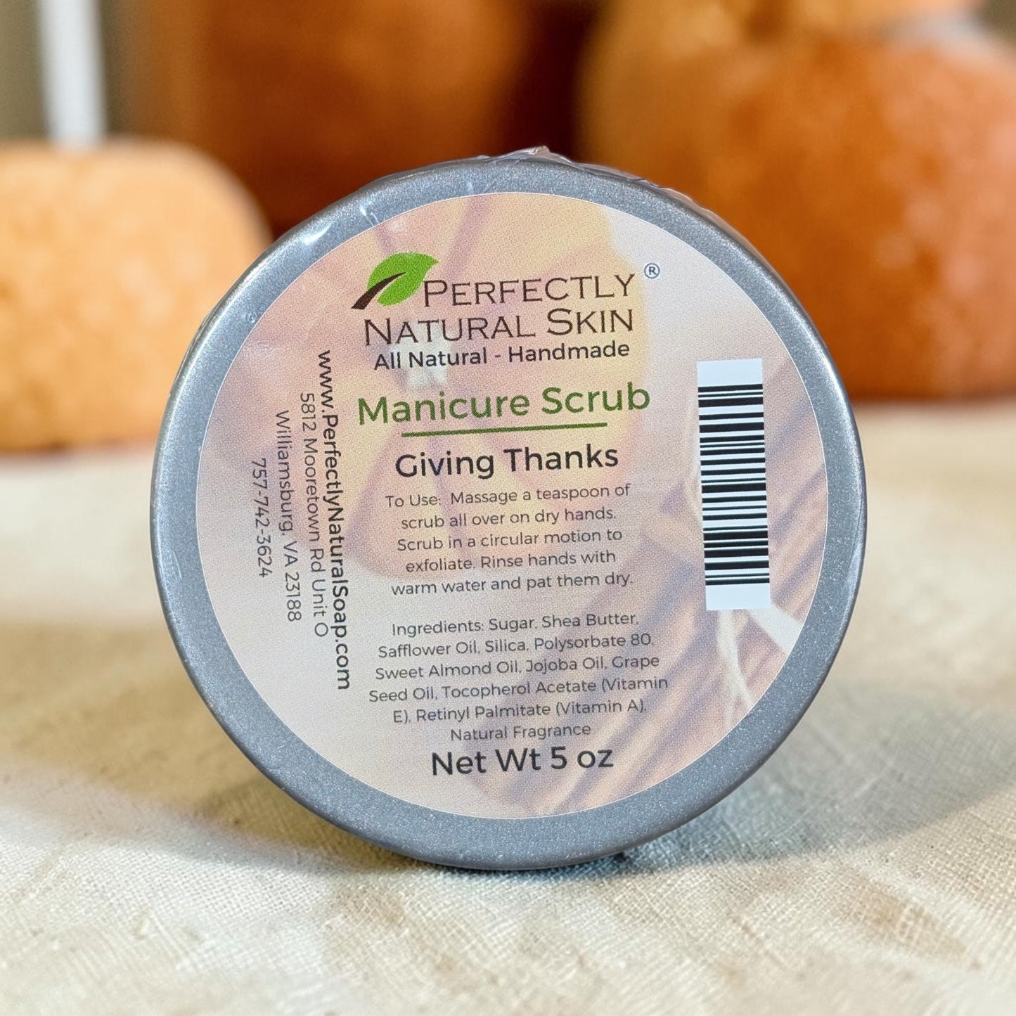 Manicure Sugar Scrub with Shea Butter - Choice of Scent, 5oz