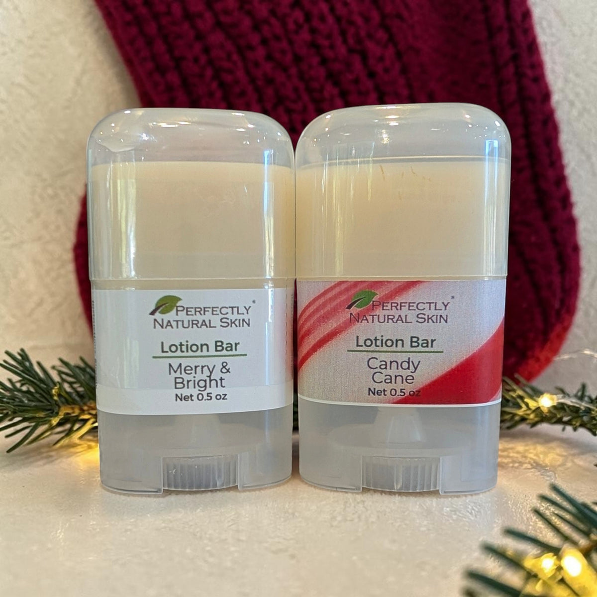 Holiday Stocking Stuffer Lotion Bar - 0.5 oz