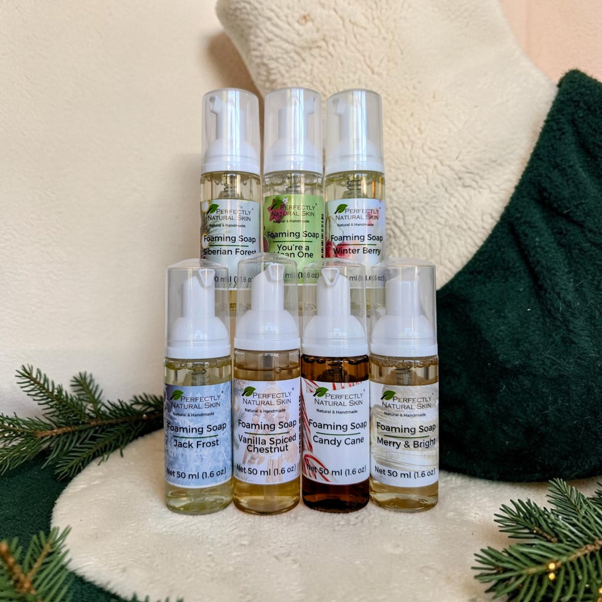 Holiday Stocking Stuffer - 50 ml Foaming Soap - Assorted Scents