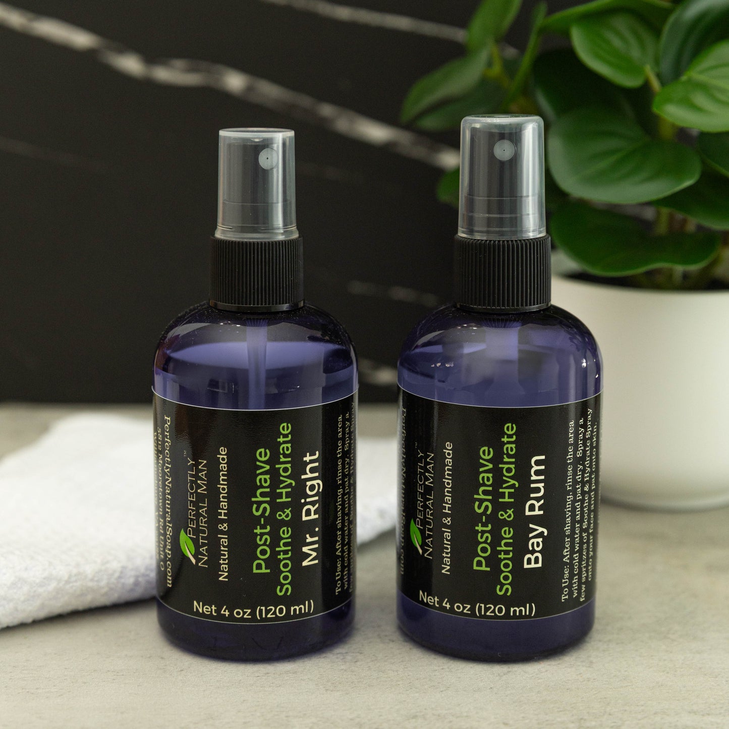 Post-Shave Soothe & Hydrate Spray, Choice of Scent, 4 oz-Men-Perfectly Natural Soap