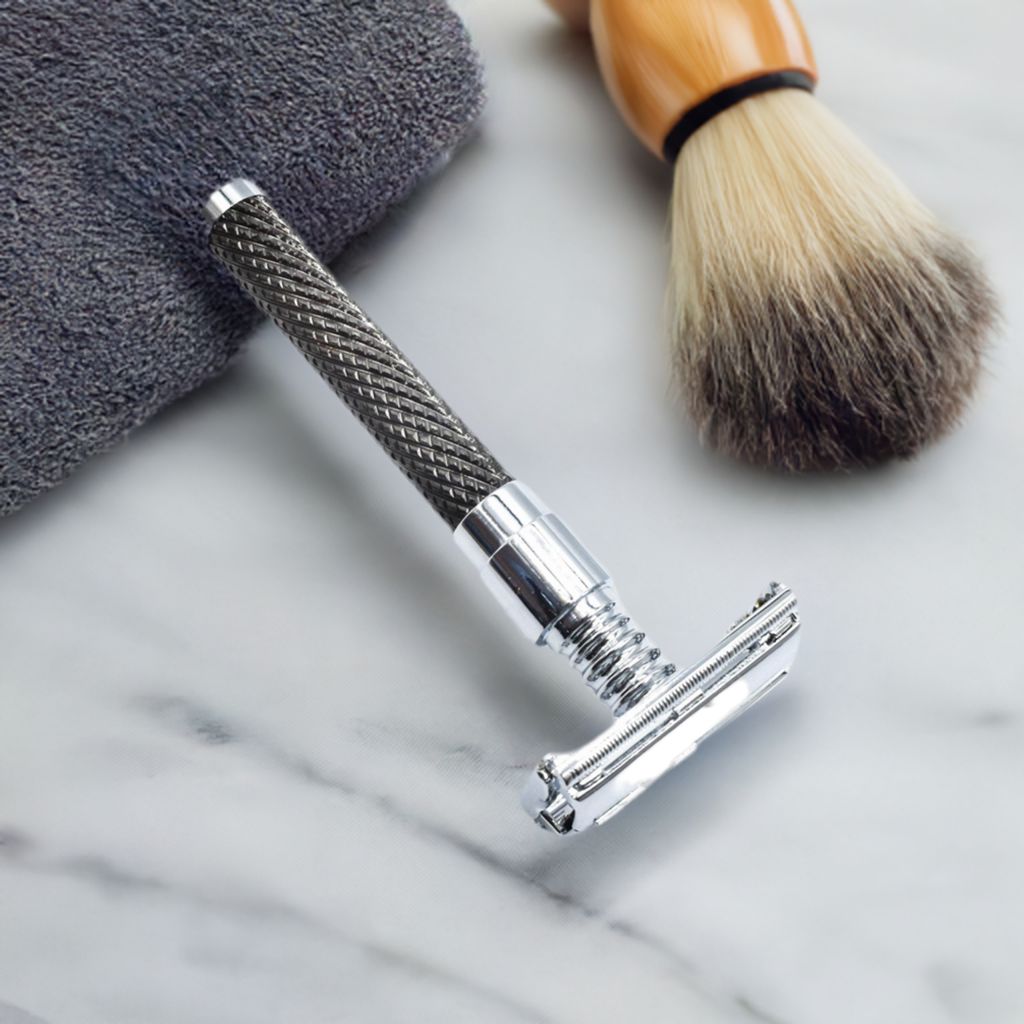 Safety Razor - Parker Heavyweight Graphite 92R-Men-Perfectly Natural Soap