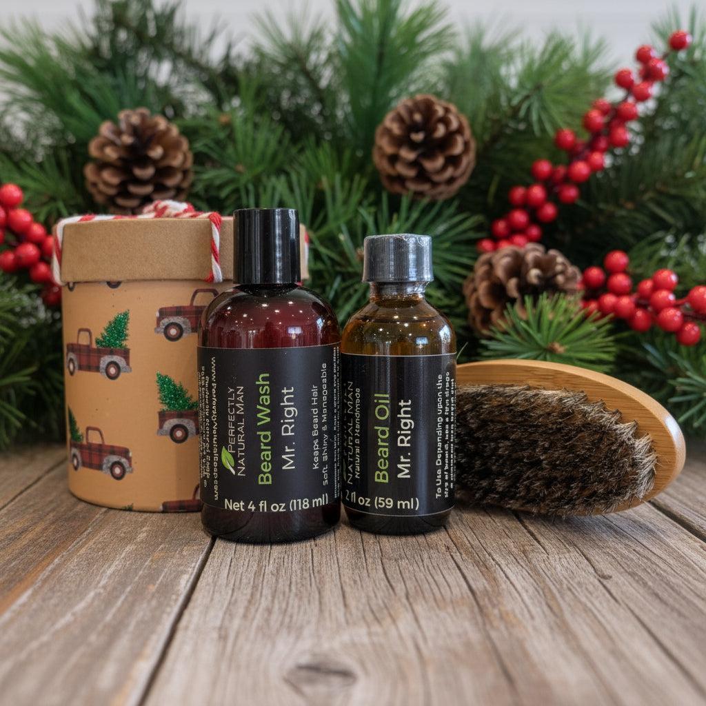 Santa's Beard Box - Choice of Scent-Gift Sets / Certificates-Perfectly Natural Soap