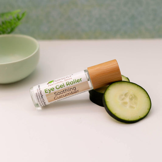 Soothing Cucumber Eye Gel, Choice of Size-Facial Care-Perfectly Natural Soap