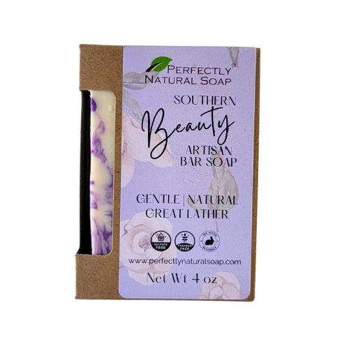 Southern Beauty (fka Southern Belle) Handmade Natural Soap Bar, 4 oz-Bar Soap-Perfectly Natural Soap