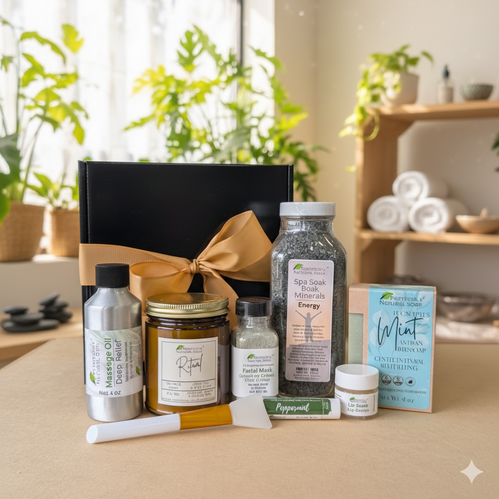 Spa Night Gift Set - Perfectly Natural Soap