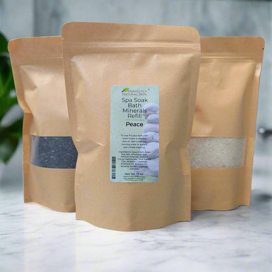 Spa Soak Foaming Mineral Salts-Bath Soaks-Perfectly Natural Soap