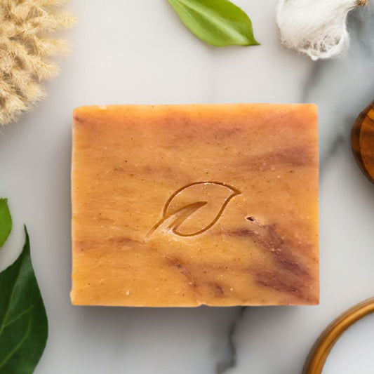 Sunset Handmade Natural Soap Bar, 4 oz - Limited Edition-Bar Soap-Perfectly Natural Soap