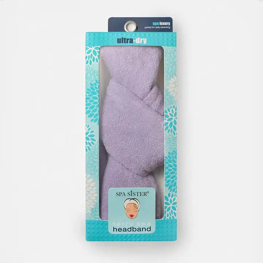 Terry Cloth Spa Headband-Bath Accessories-Perfectly Natural Soap