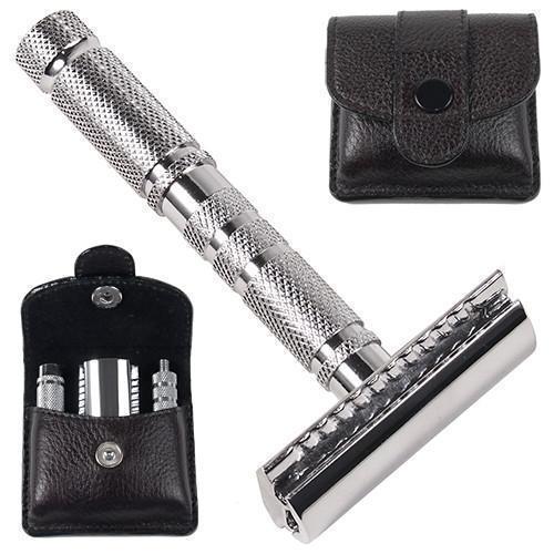 Travel Safety Razor - 4 Piece Set-Men-Perfectly Natural Soap