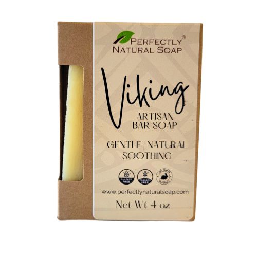 Viking Handmade Natural Soap Bar, 4 oz - Limited Edition-Bar Soap-Perfectly Natural Soap