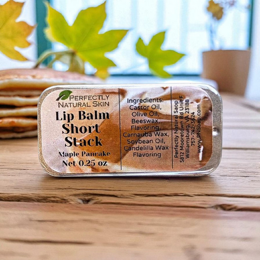 Vintage Style Natural Lip Balm Tin, 0.25oz-Lip Balm-Perfectly Natural Soap