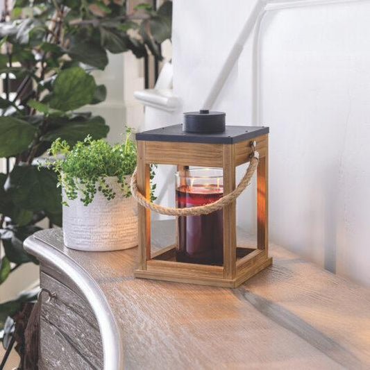 Wood Candle Warmer Lantern-Home & Lifestyle-Perfectly Natural Soap