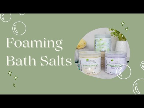 Foaming Bath Salts - Choice of Scent, 15 oz
