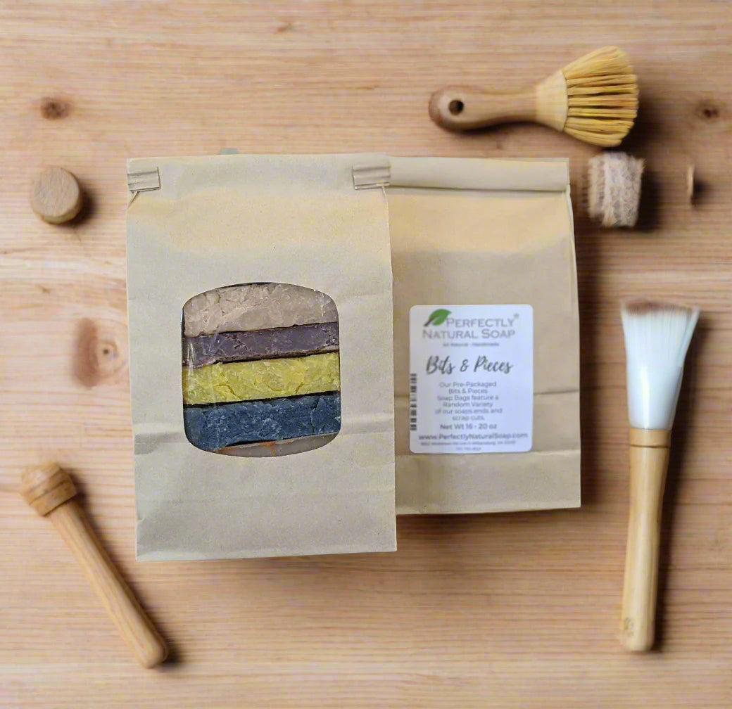 Bits & Pieces Soap Bags (Pre-Packaged)-Bar Soap-Perfectly Natural Soap