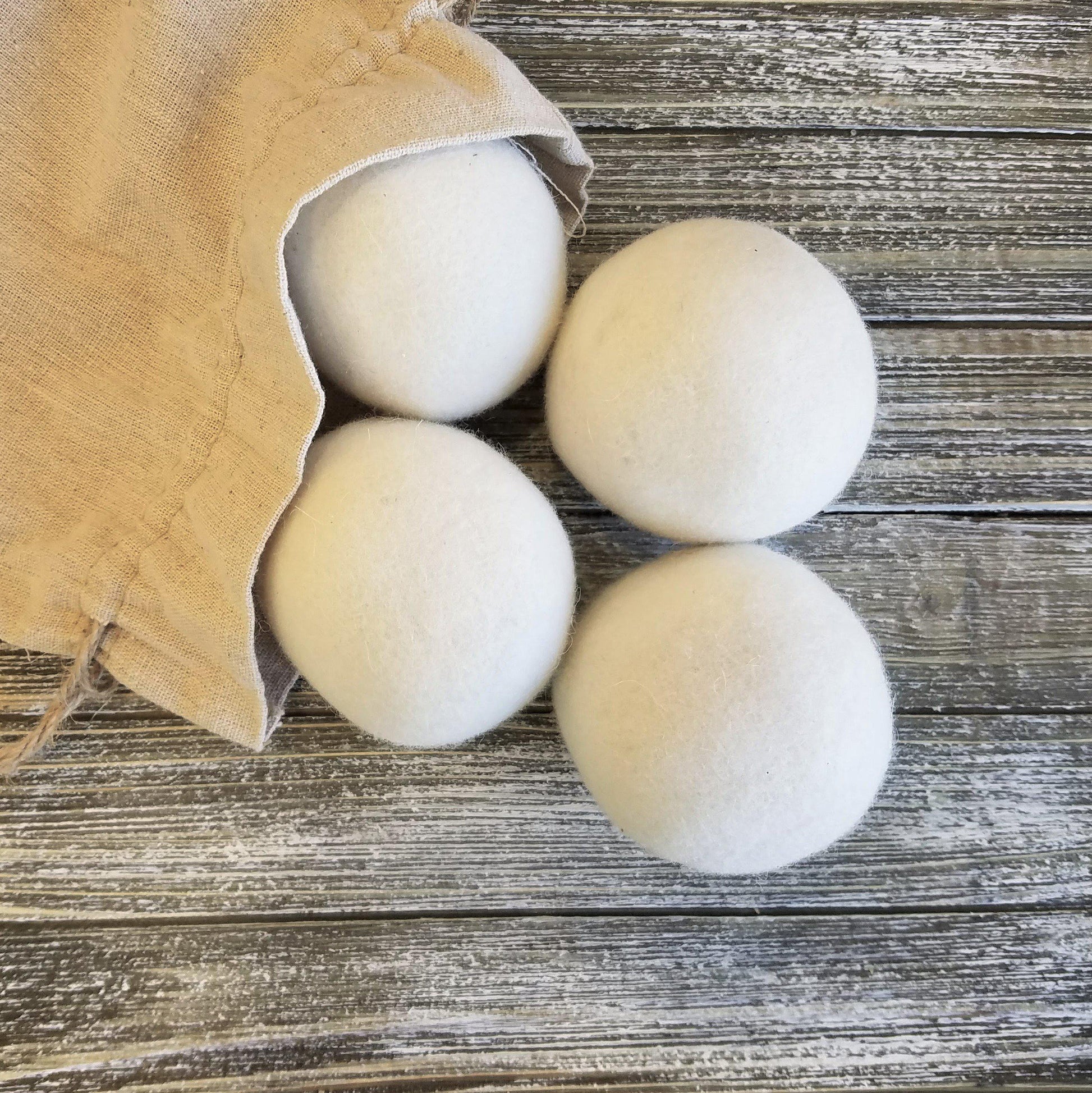 Felted Wool Dryer Balls Set/4-Home & Lifestyle-Perfectly Natural Soap