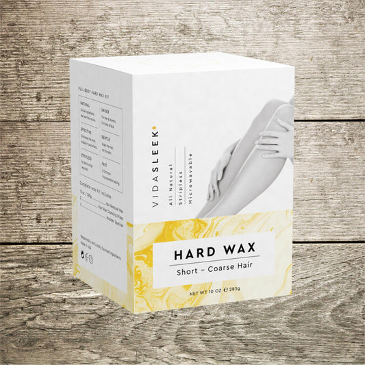 Hard Wax: Full Body Hair Removal For Short, Coarse Hairs – Men & Women (10 oz)-Natural Hair Care-Perfectly Natural Soap