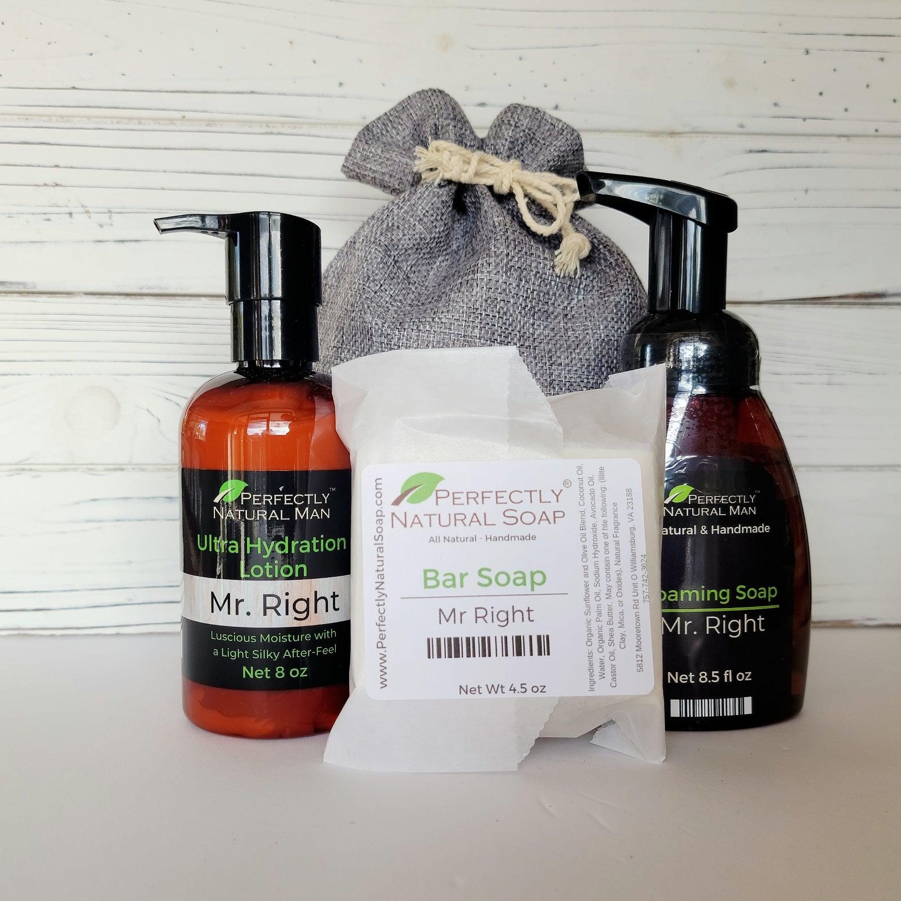 Perfectly Natural Man™ Gift Set-Gift Sets / Certificates-Perfectly Natural Soap