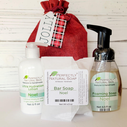 Santa Sack Gift Bundle-Gift Sets / Certificates-Perfectly Natural Soap